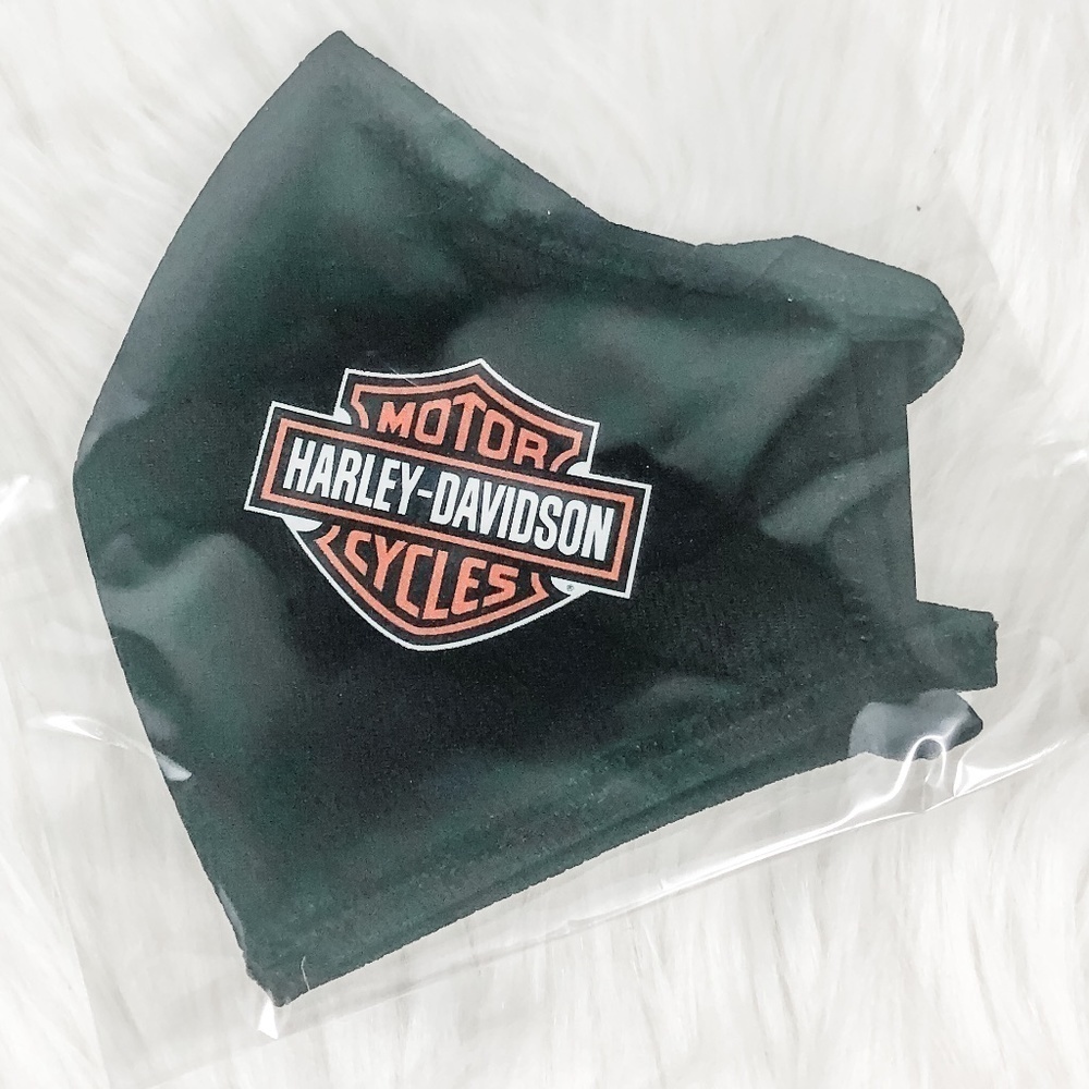 Harley Davidson Logo Unisex Adult Black‎ Face Mask OSFA